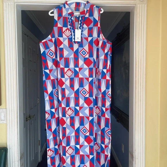 Printfresh Oceanview Long Tunic Dress - Picture 1 of 5